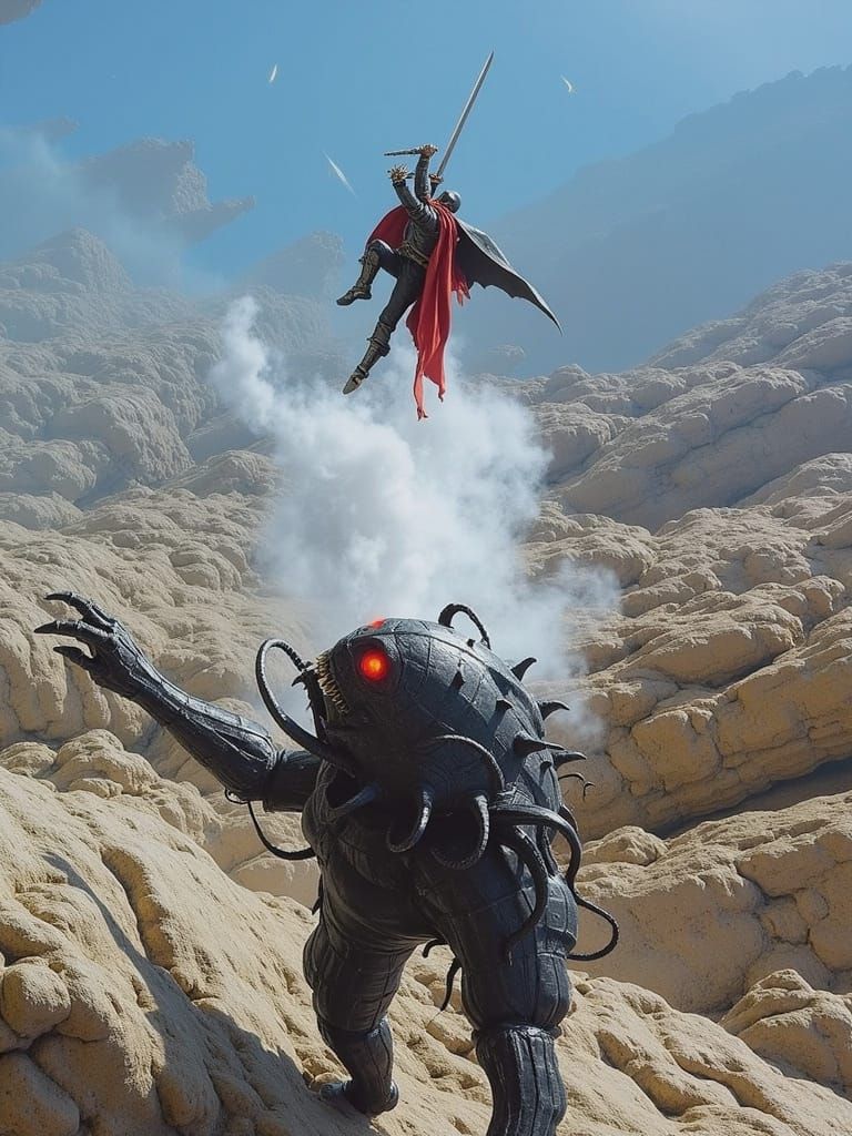 Fierce Battle with a Demon