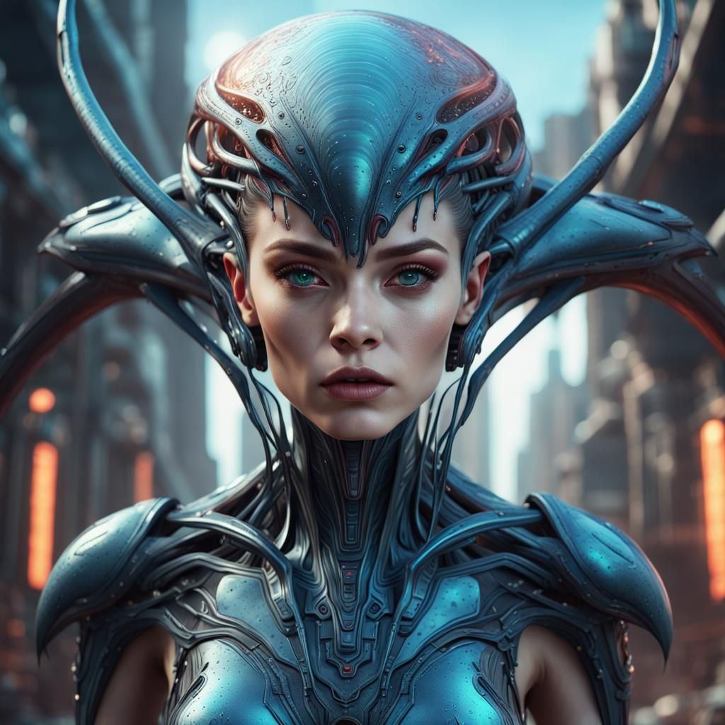 Alien Hybrid 2 - AI Generated Artwork - NightCafe Creator