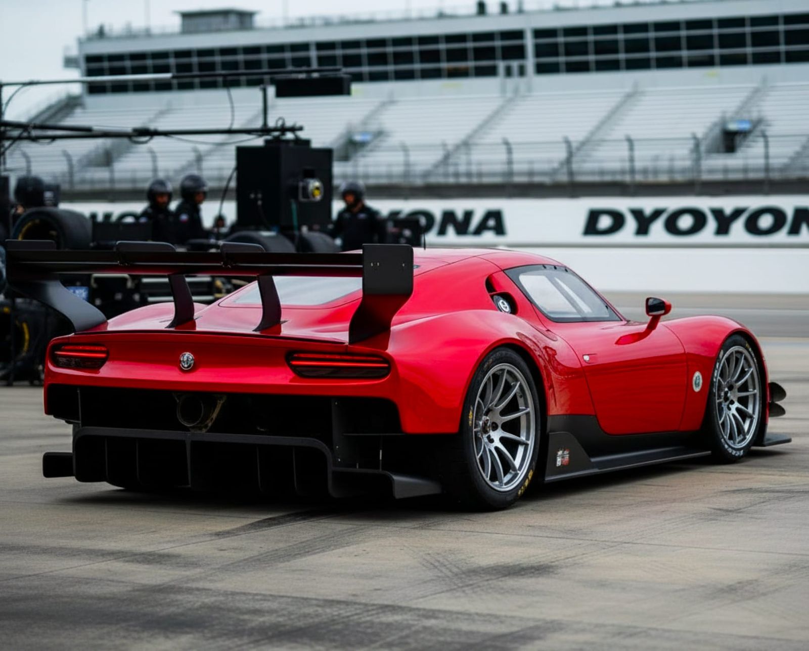 Alfa Romeo 33-2 Hypercar, Rear View