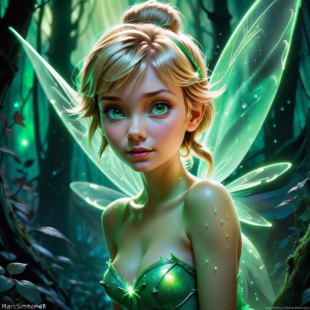 Tinkerbell - AI Generated Artwork - NightCafe Creator