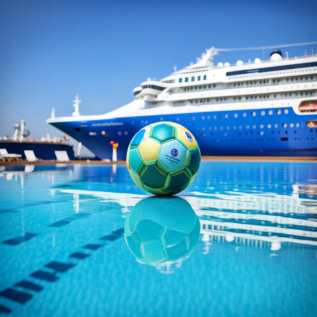 Luxury Cruise Deck with Premier League Ball
