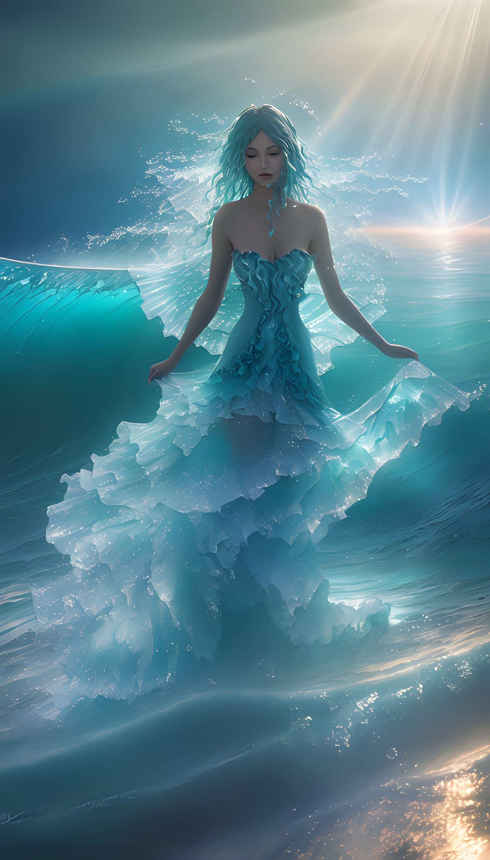 Water dress VIII