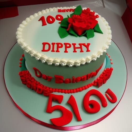Daily challenge #100 anniversary cake