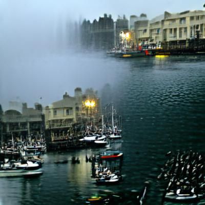 Coastal town