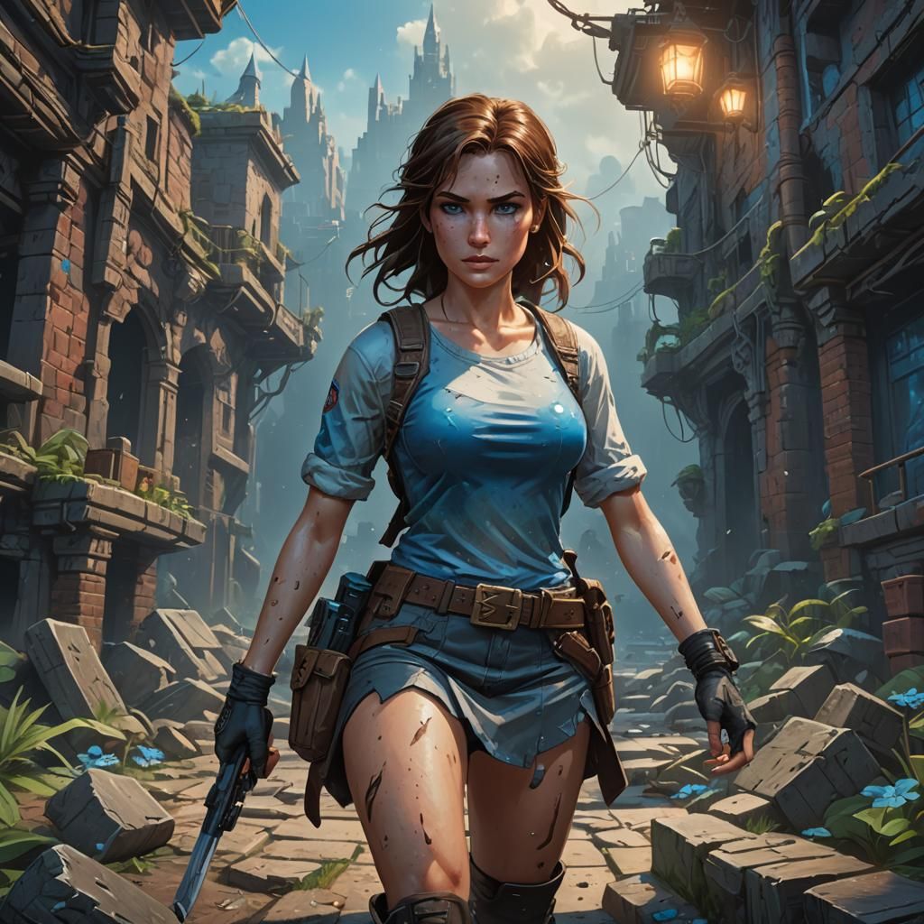 lara croft - AI Generated Artwork - NightCafe Creator