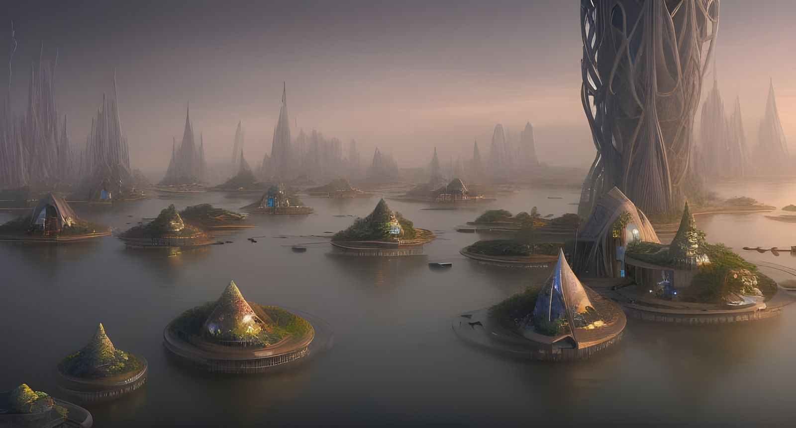Sustainable floating city