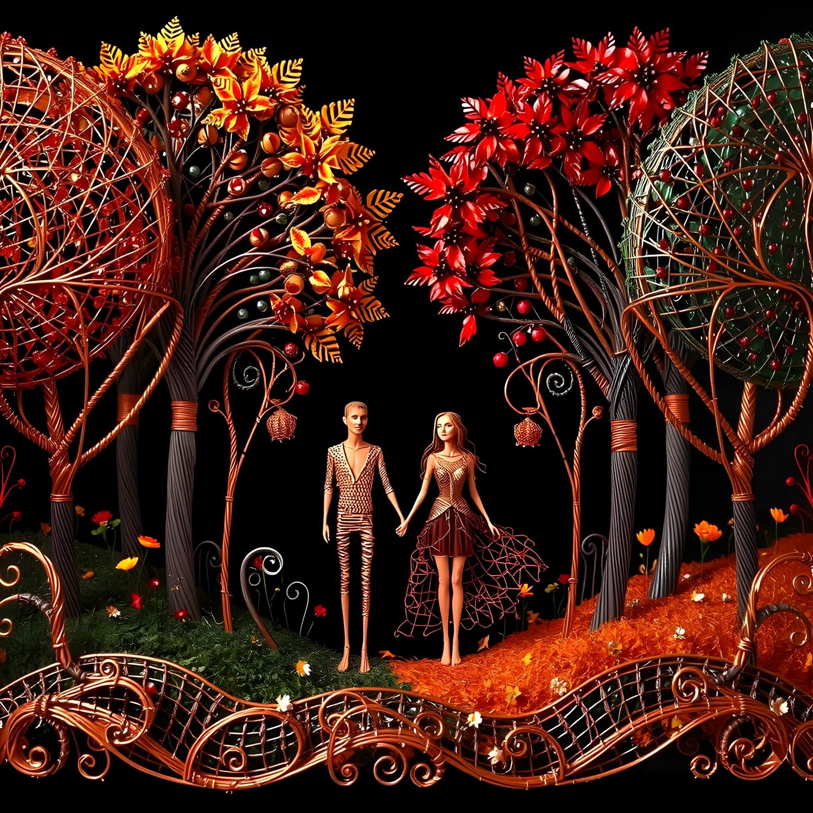 Fall Romance   by @Melanie Rhoades 