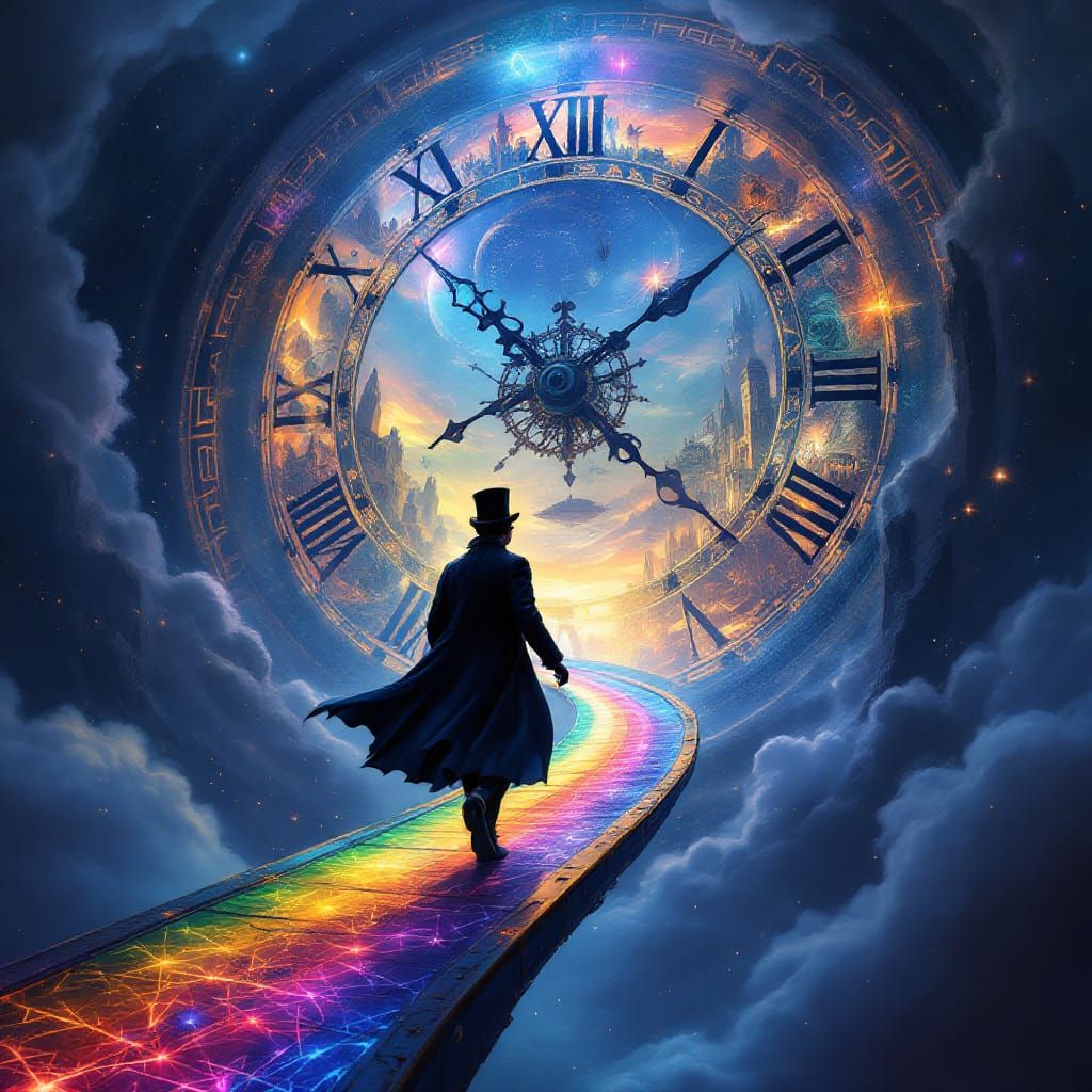 A traveler through time  by @axelb