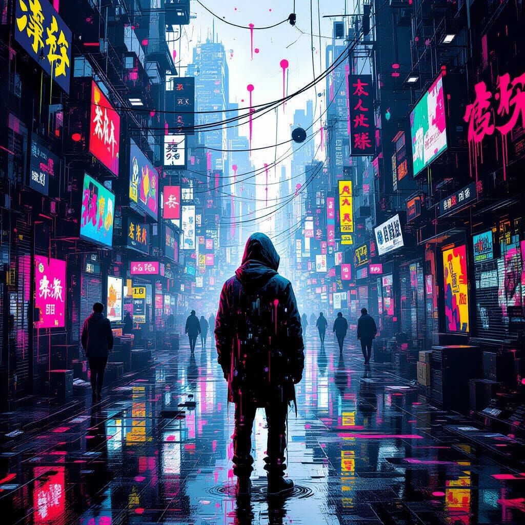 imagine the loosing of sanity of the lone person in digital age 