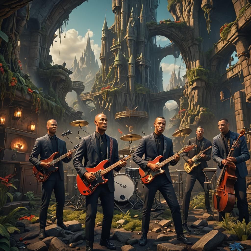 the band fine young cannibals AI Generated Artwork NightCafe Creator