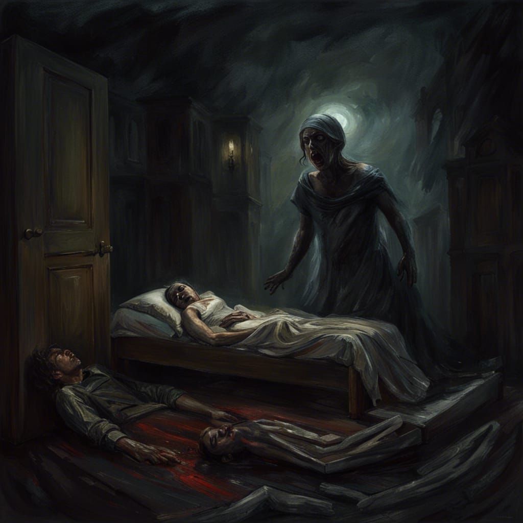 Sleep paralysis - AI Generated Artwork - NightCafe Creator