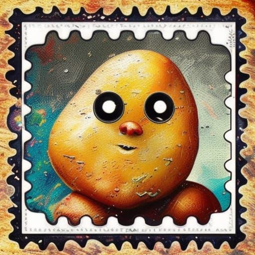 Collector's "Potato Entity" Stamp