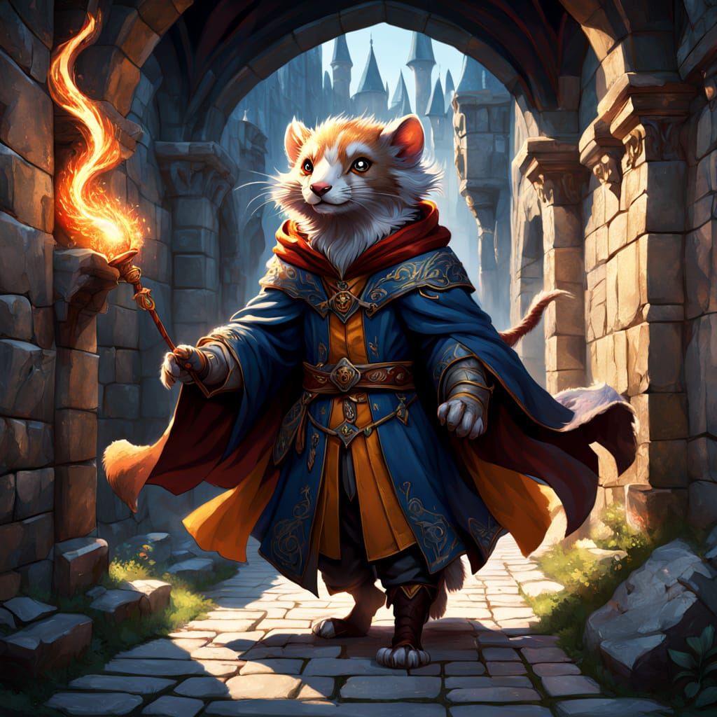 Xavier, on his way to pay "old friends" a timely visit.  by @NSArt