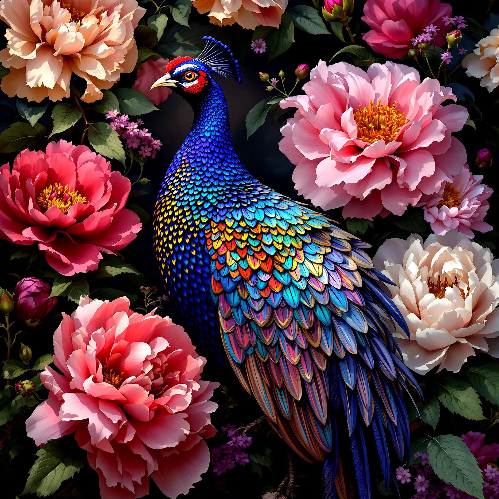 Pheasantly Floral   by @Manaconda