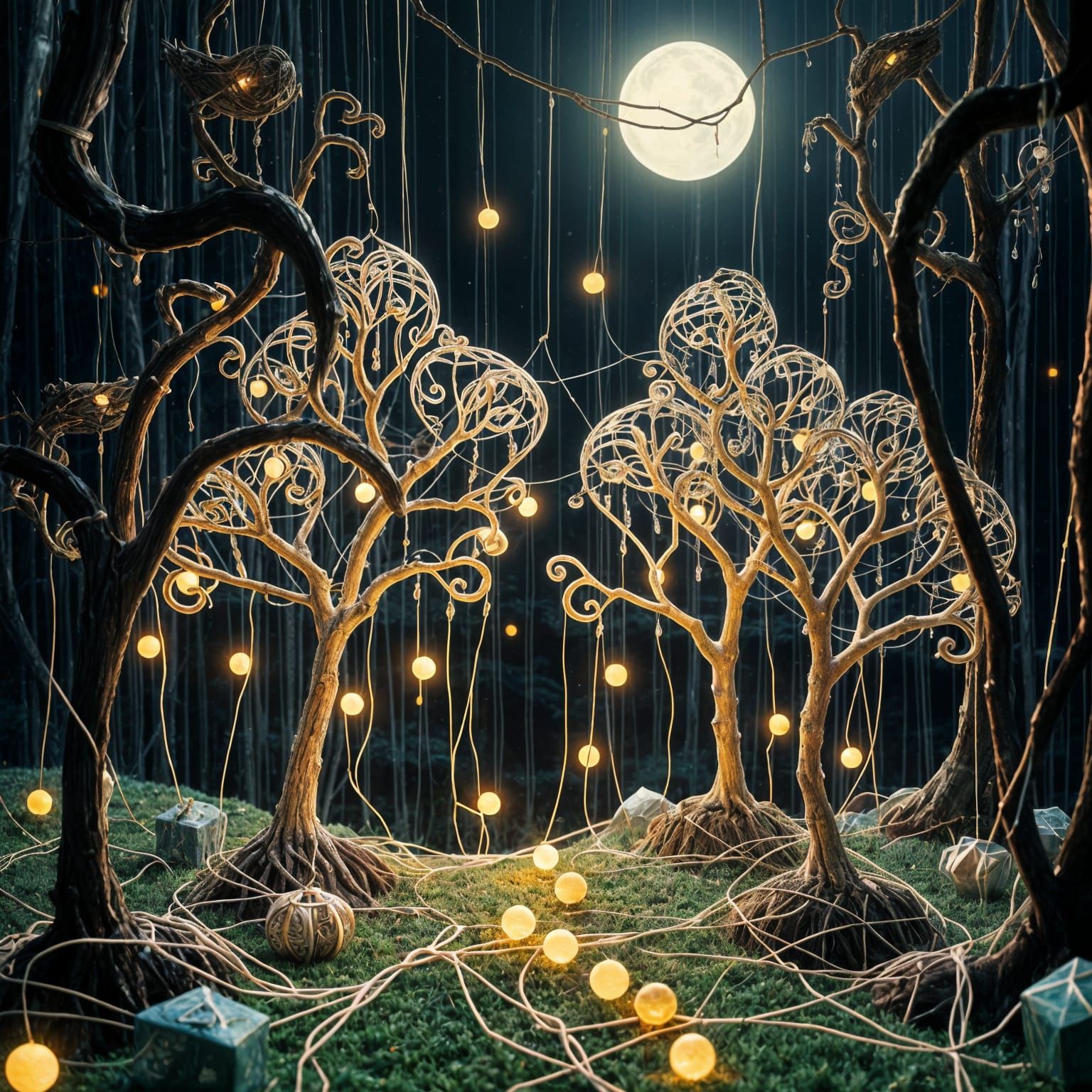 Fluffy Night  by @Shelly