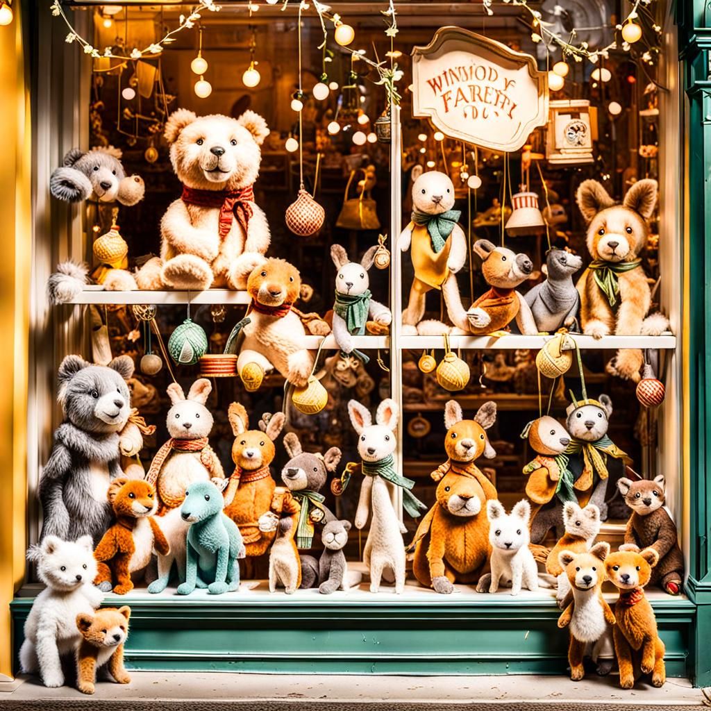 Toy Shop Window Displays.  by @Pam