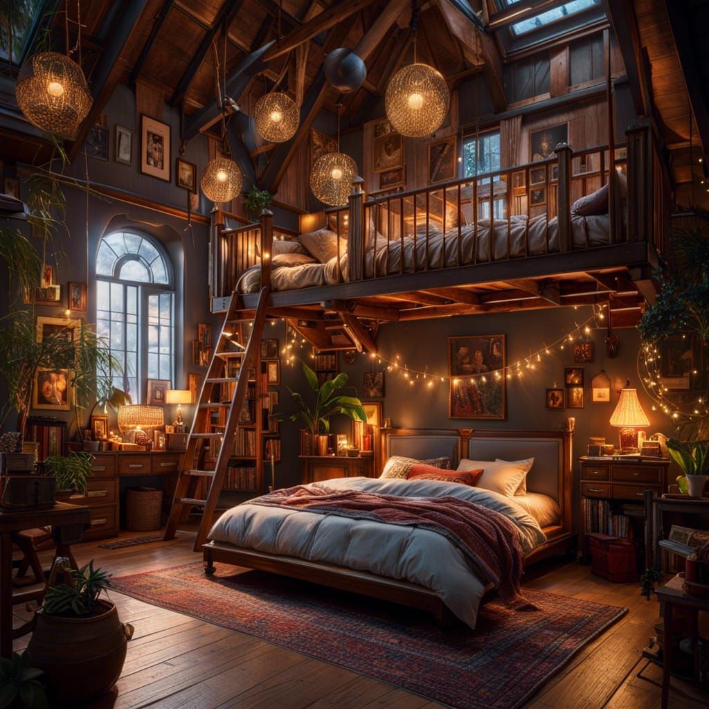 My perfect bedroom  by @Night0wl