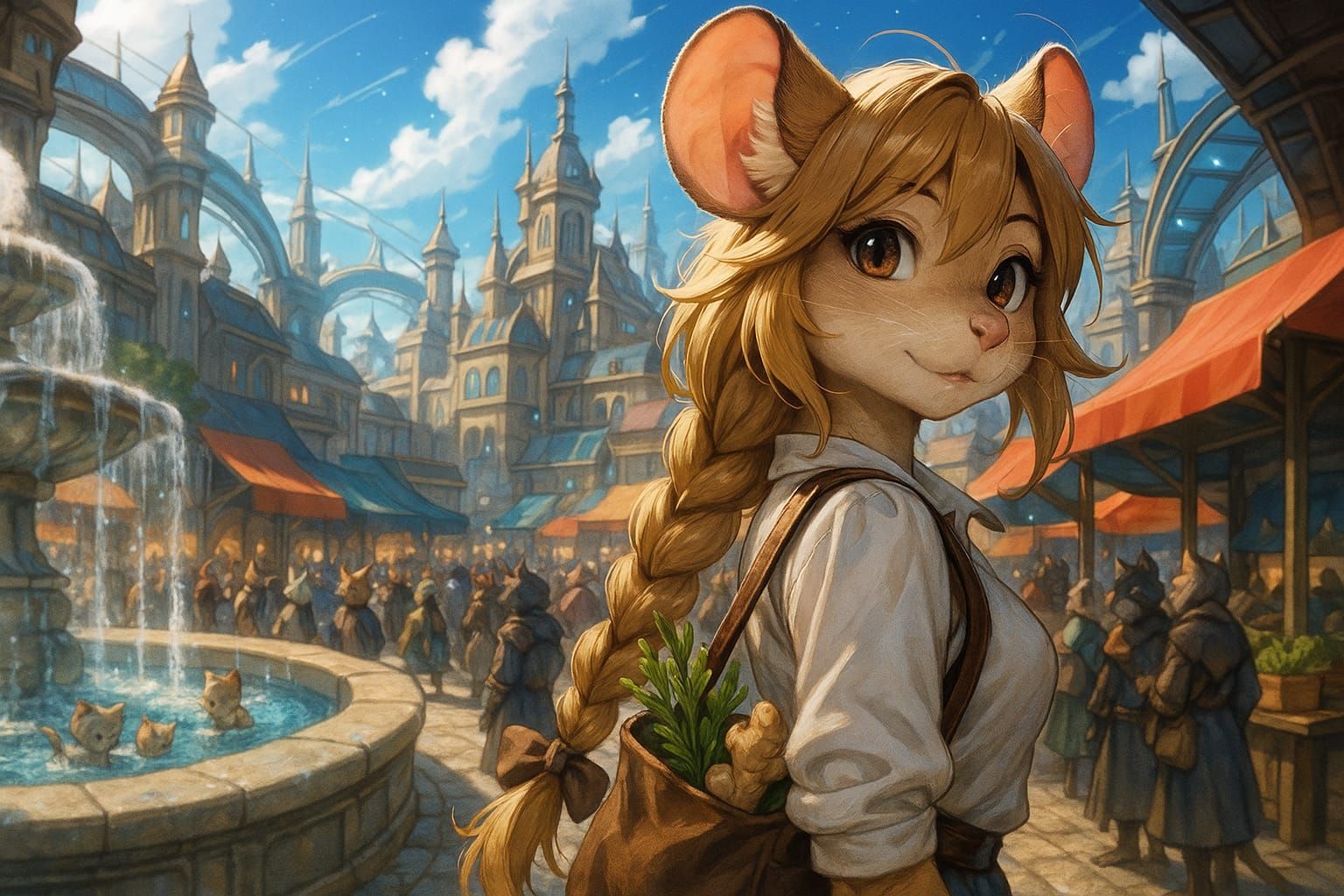 Kits in the Fountain