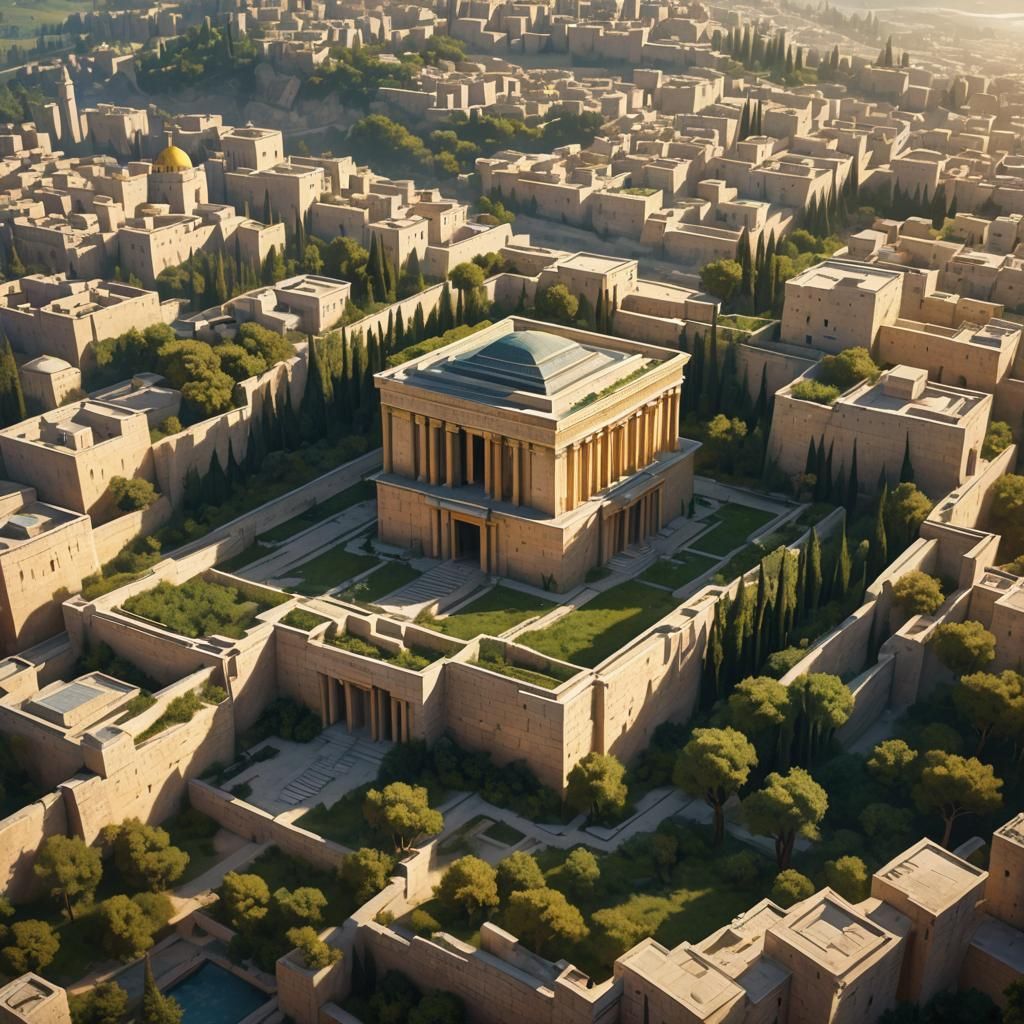 Jerusalem's Third Temple: Fantasy Concept Art
