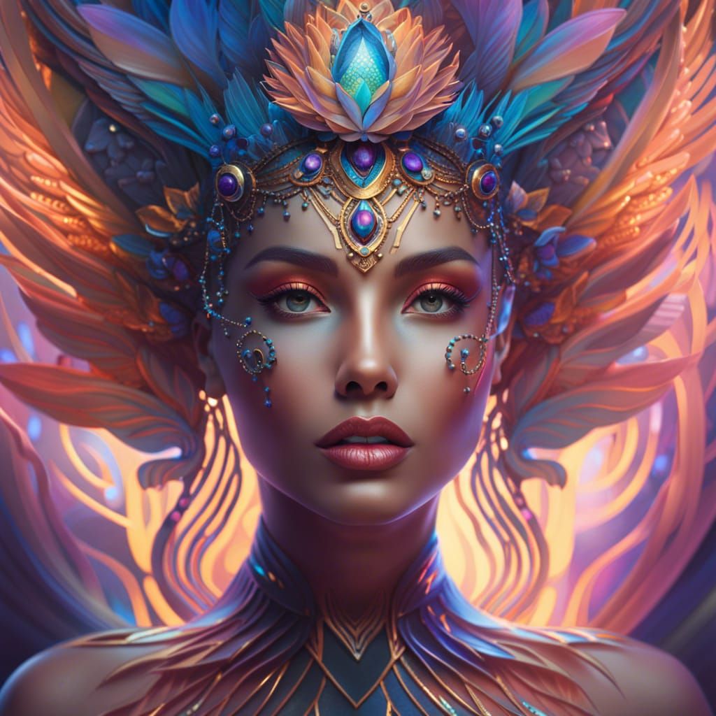 Mythical Goddess of Beauty - AI Generated Artwork - NightCafe Creator