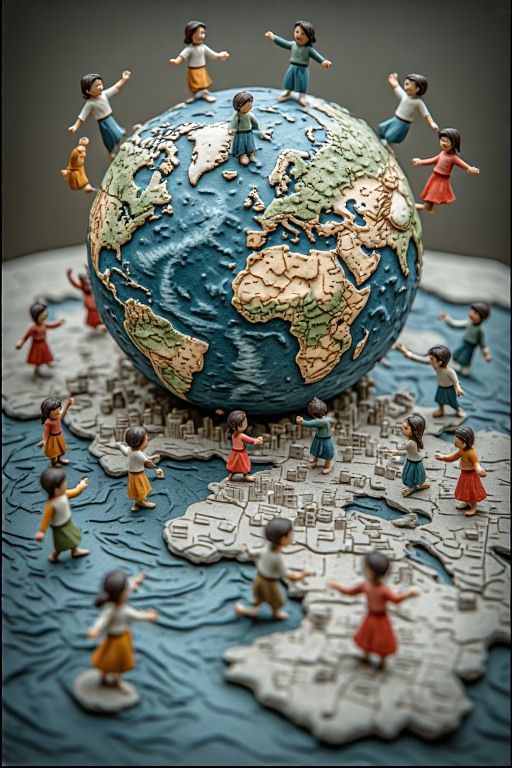 Once upon a time the world was round