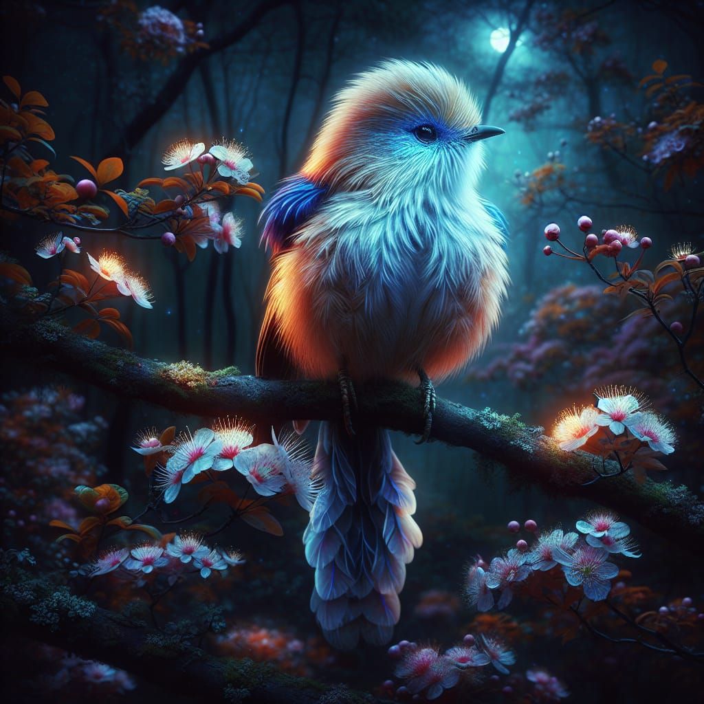 Glow Bird  by @Lily