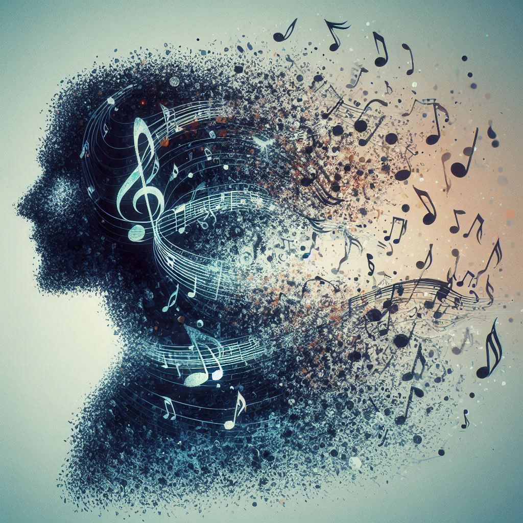 double exposure beautiful fantasy DALL-E 3 portrait landscape..