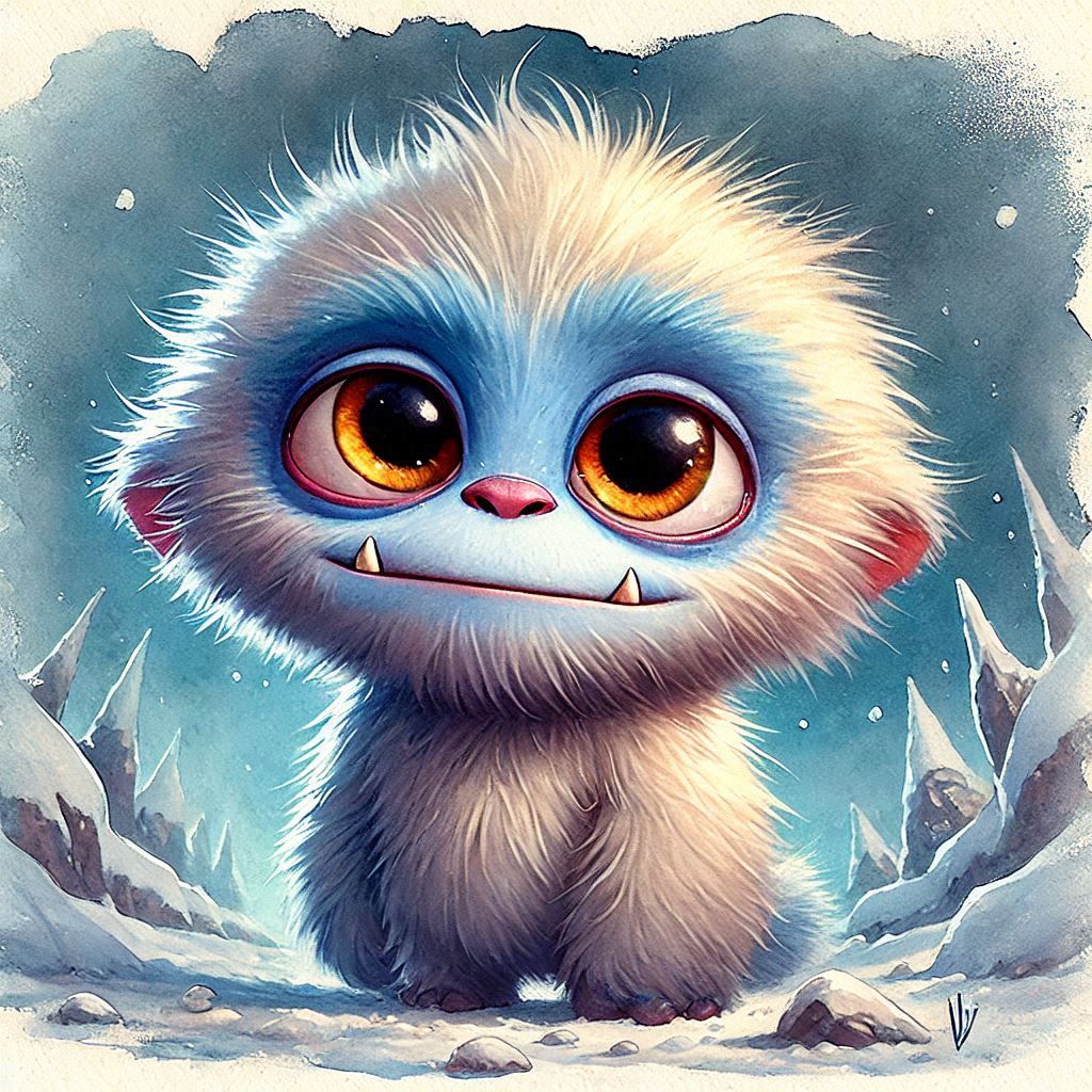 adorable fairy-tale fantasy creature portrait..