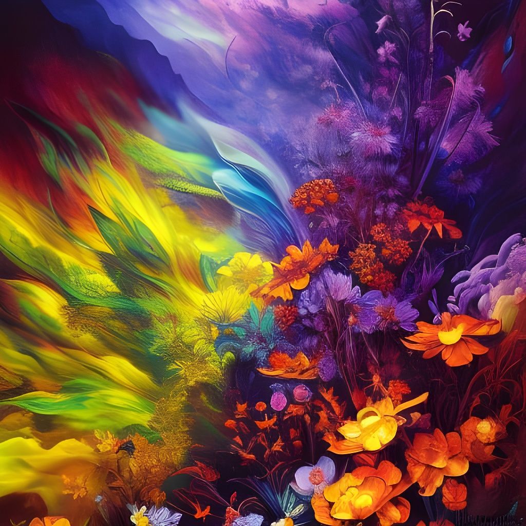 Flower dream AI Generated Artwork NightCafe Creator