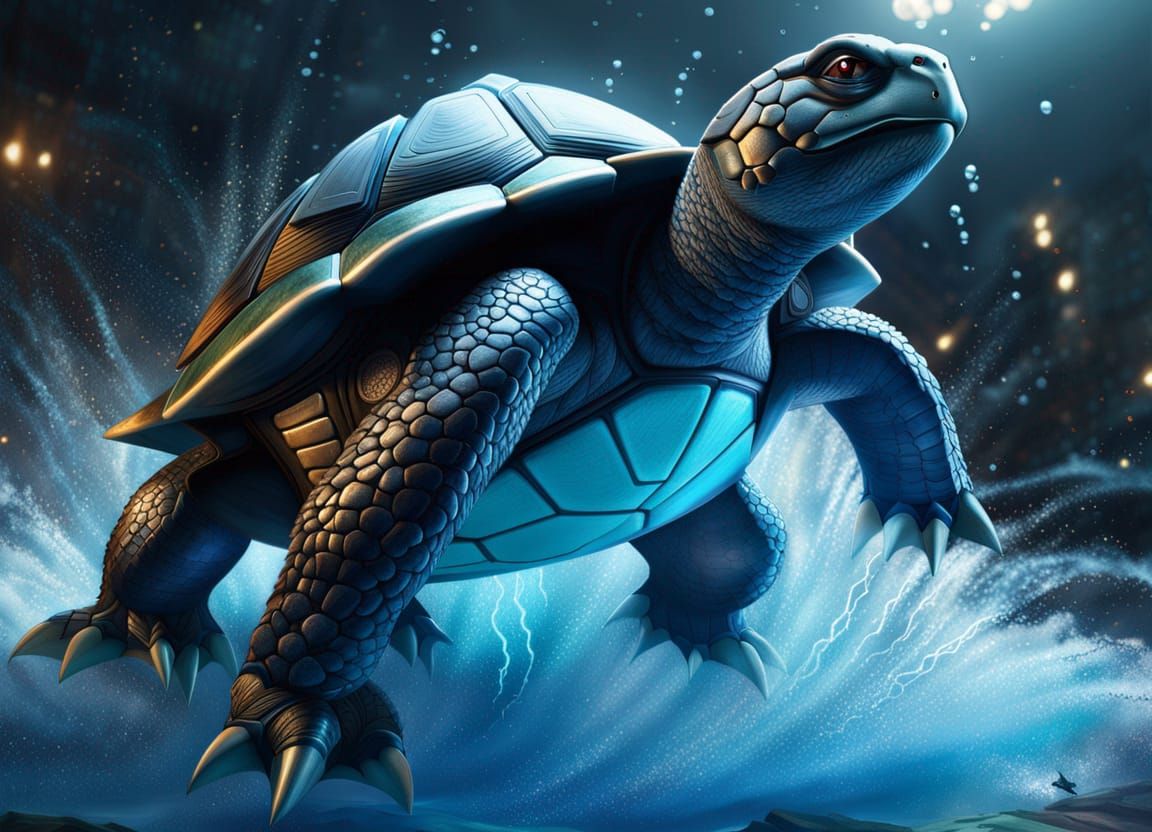 Pokemon Blastoise - AI Generated Artwork - NightCafe Creator