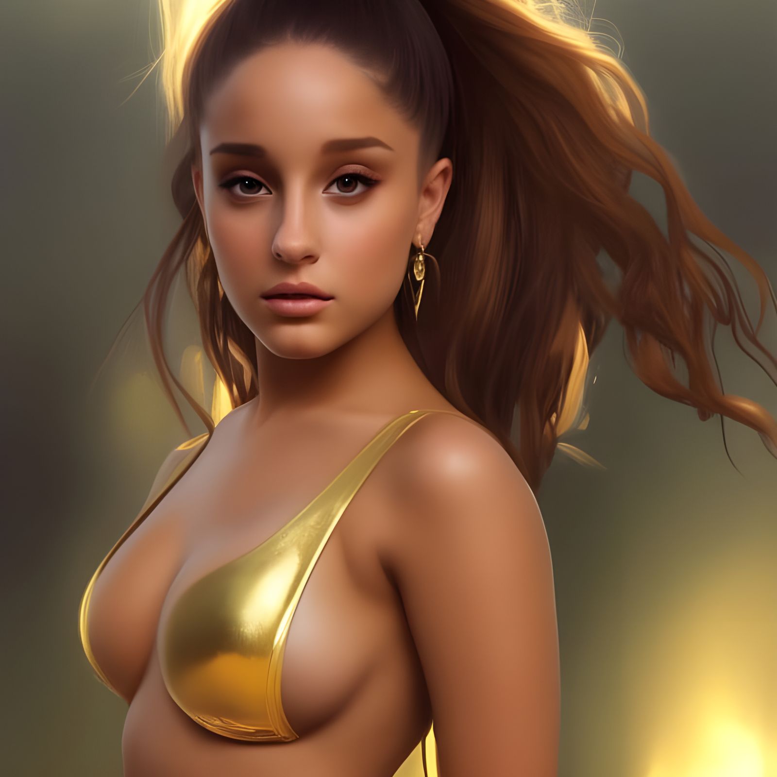 ariana grande AI Generated Artwork NightCafe Creator