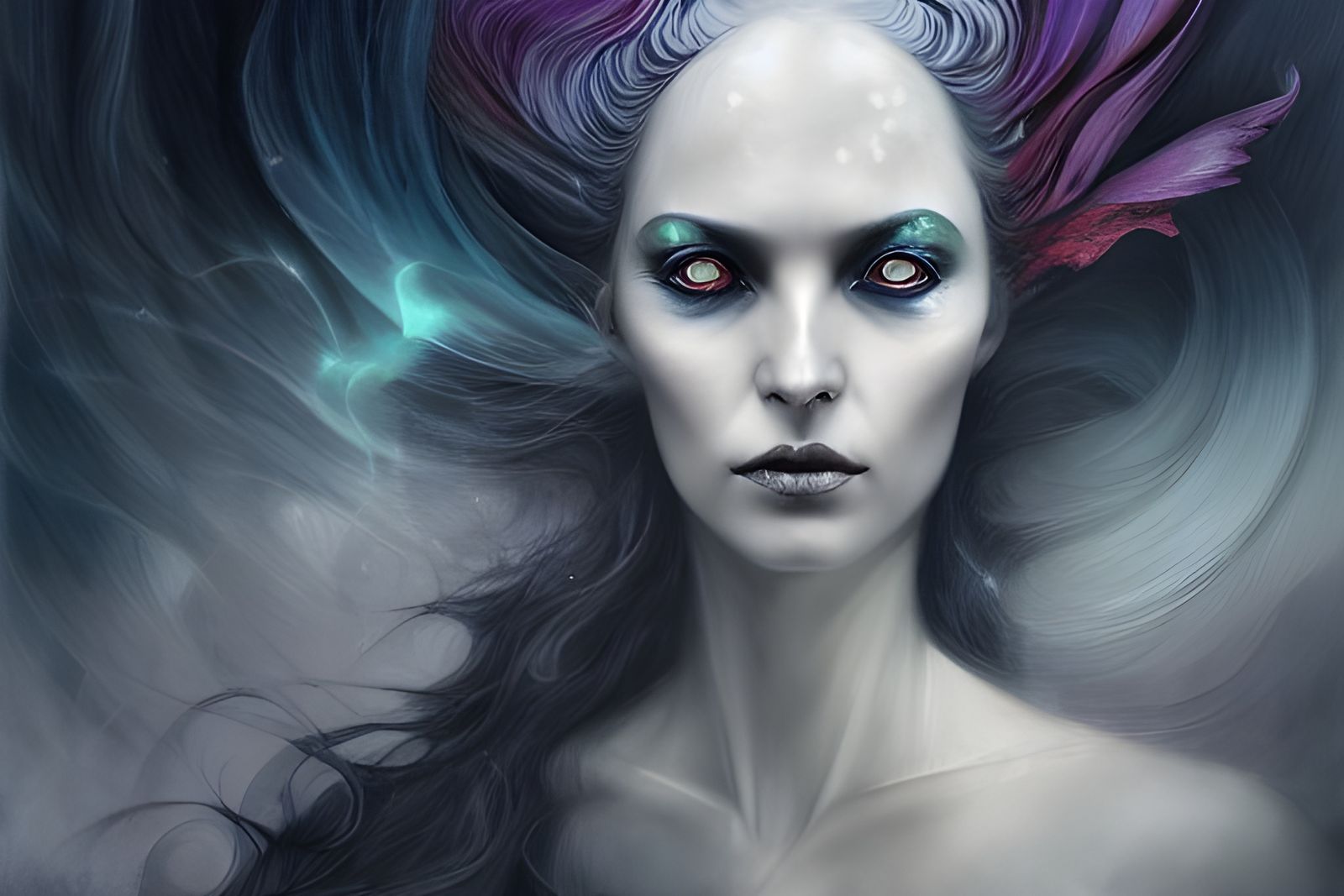 Storm Sorceress - AI Generated Artwork - NightCafe Creator