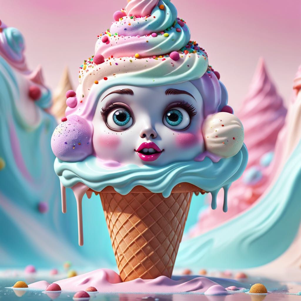 Ice cream queen.    by @Jen