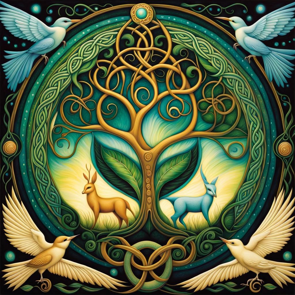 A magical celtic medallion : art by Amanda Clark, Casey Weldon and ...