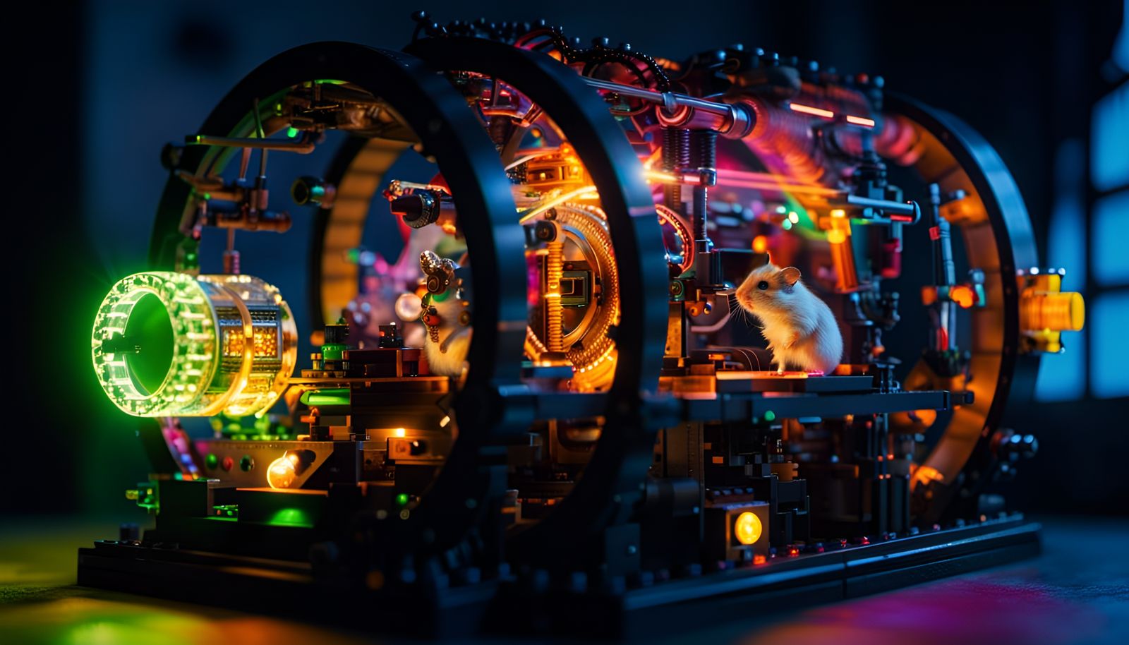 The Pinnacle of Hamster Technology - The Thingy  by @Chiara