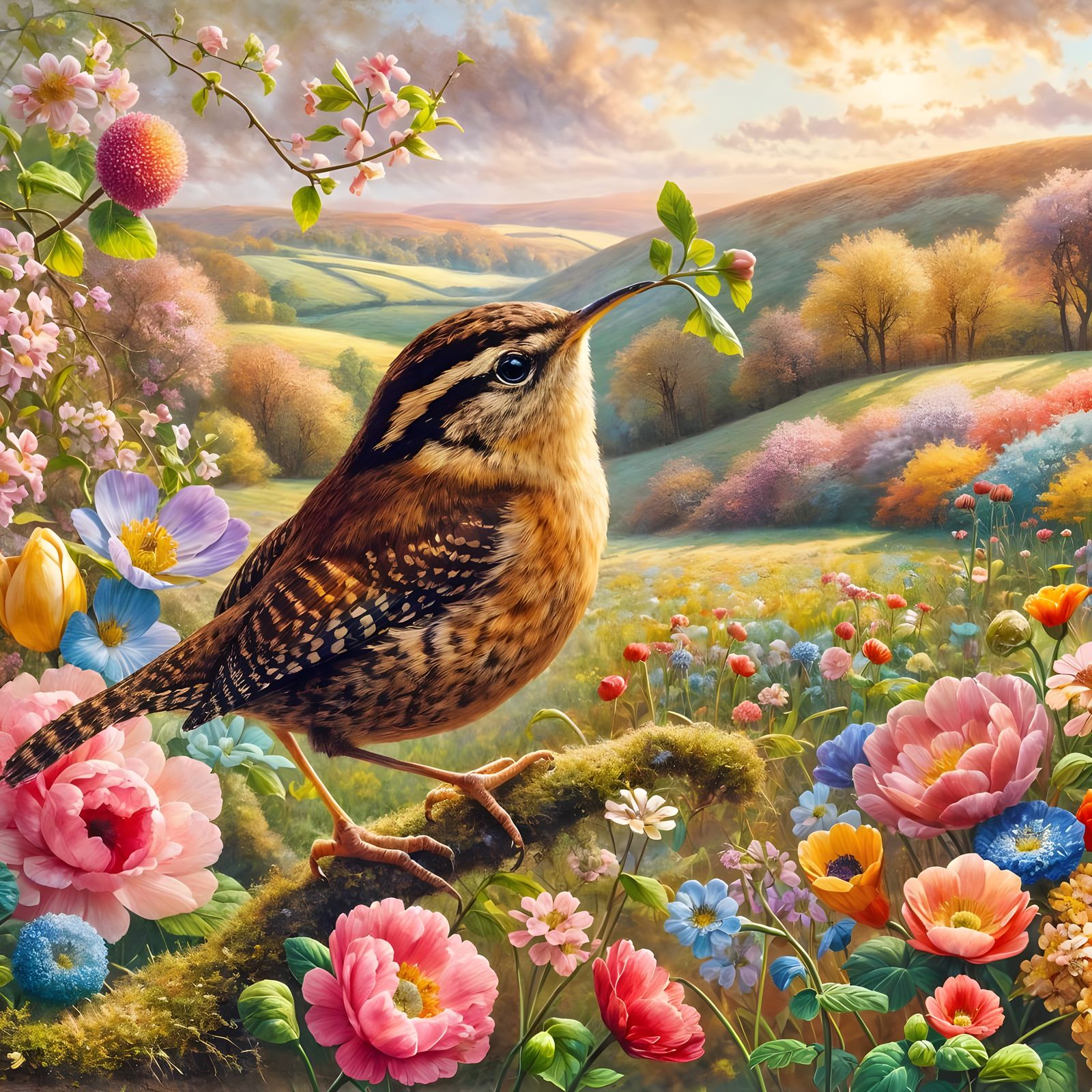 The perfect touch for the nest  by @Tiny Pearl Cat