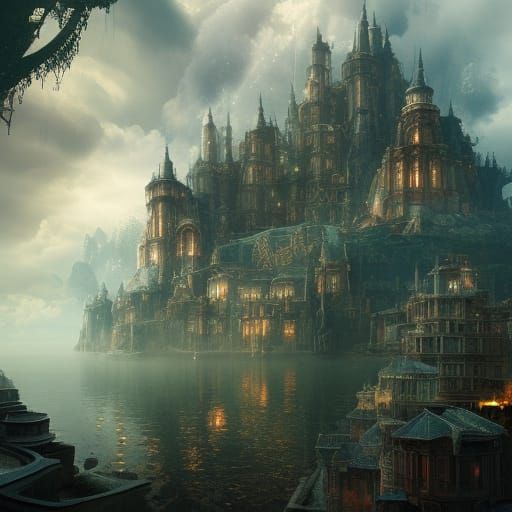 Middle Ages Castle.  by @NILZERO