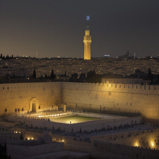 Israel's Majestic Jerusalem at Golden Hour