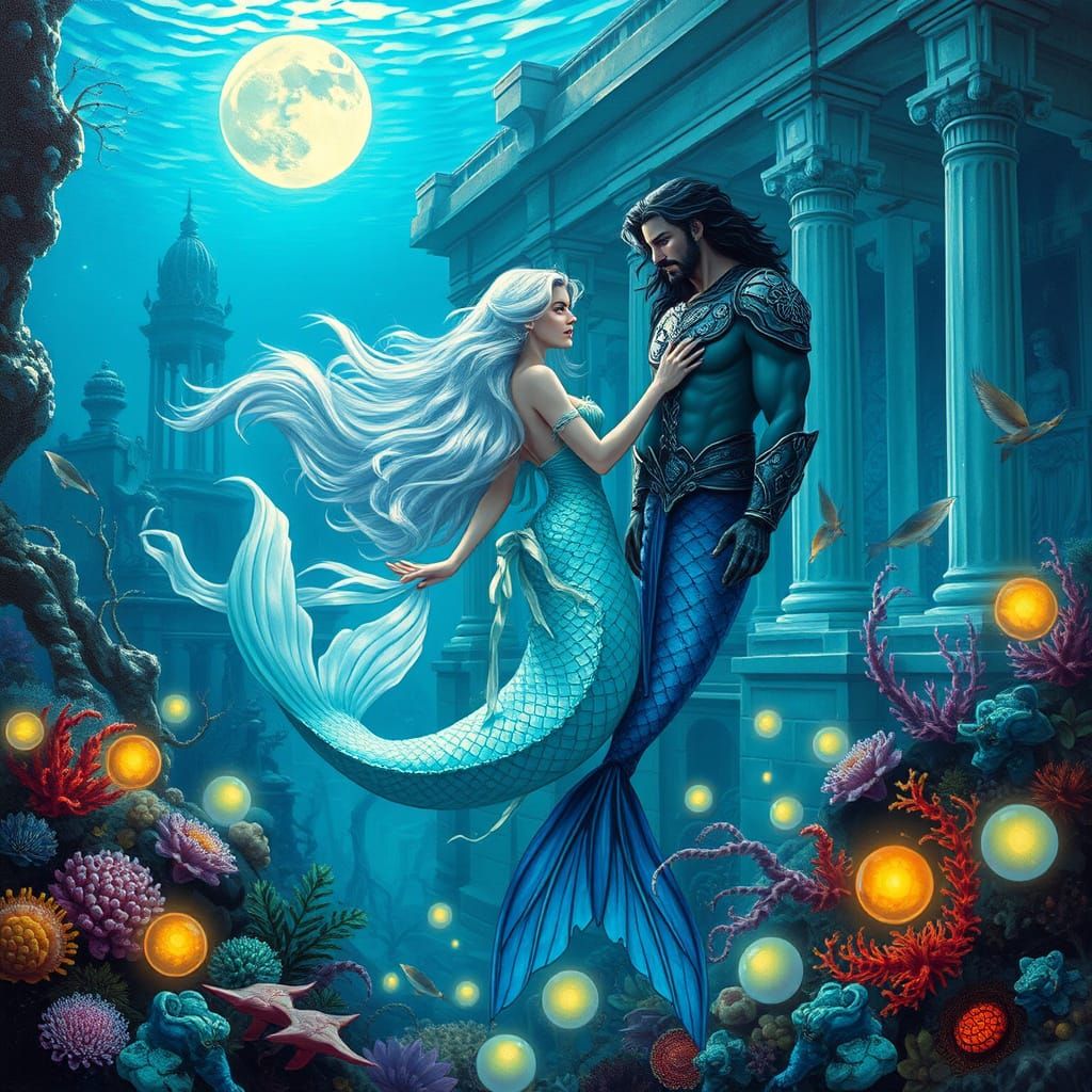 Mermaid Worlds, Mermaid Love in Atlantis  by @Infinite Possibilities