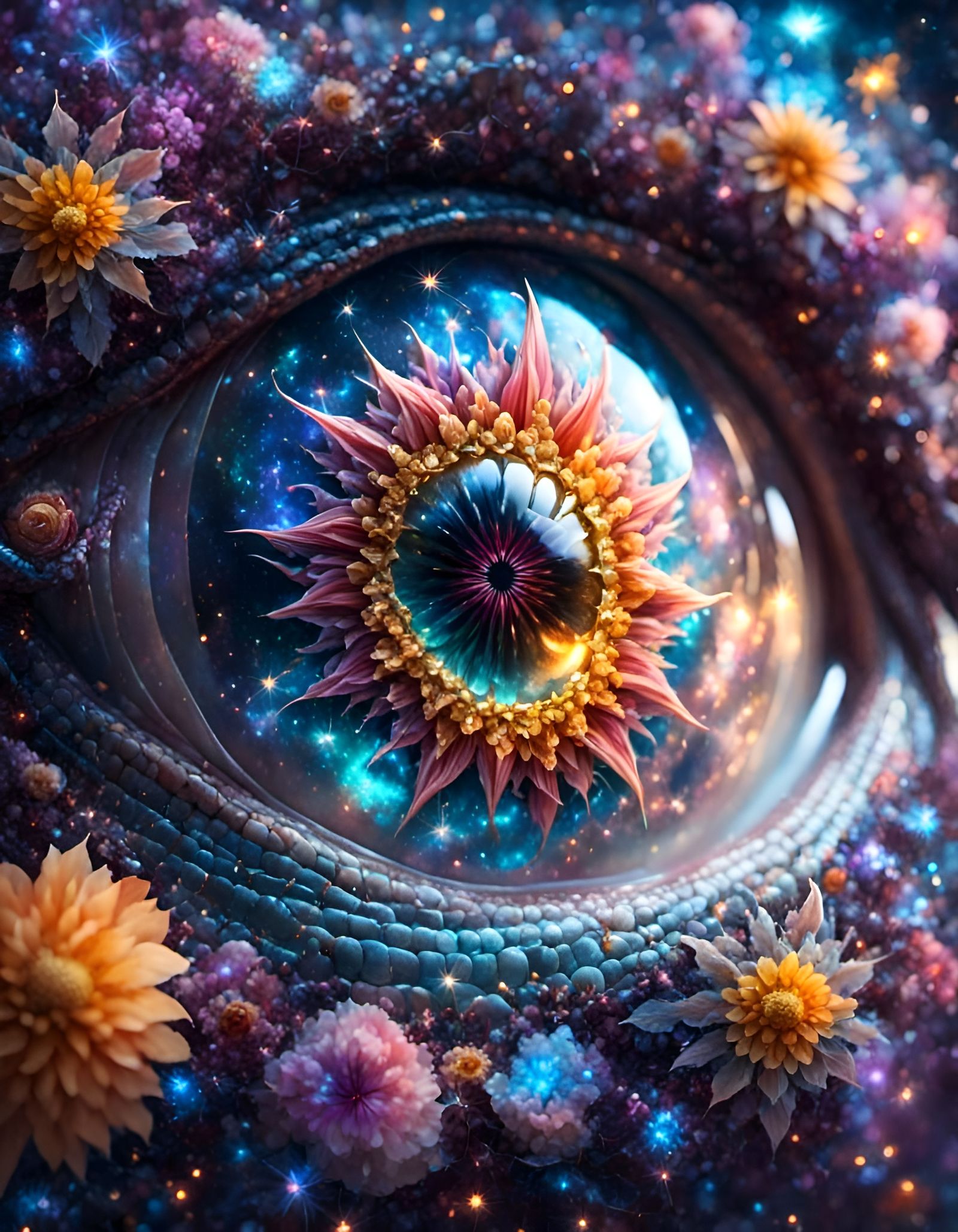 Floral Eye  by @Rosie