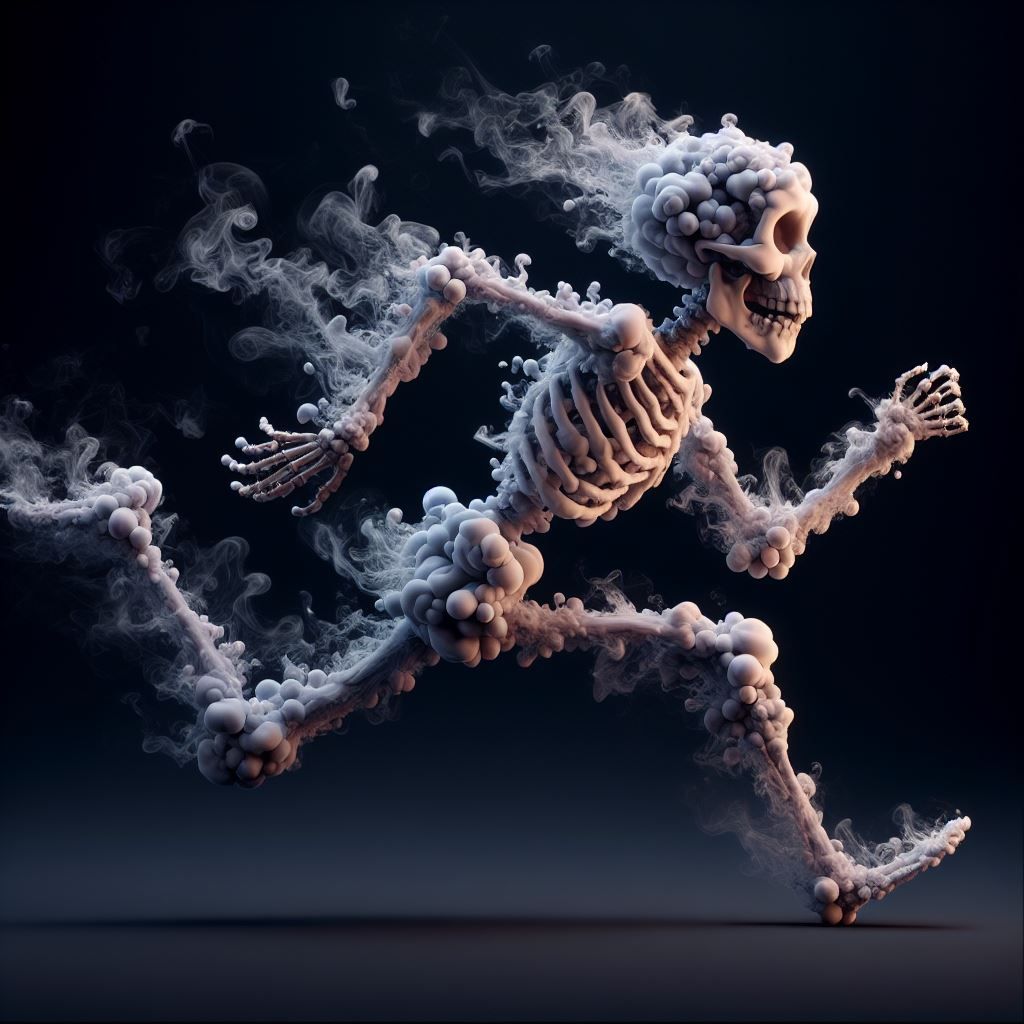 D3 smokey skeleton