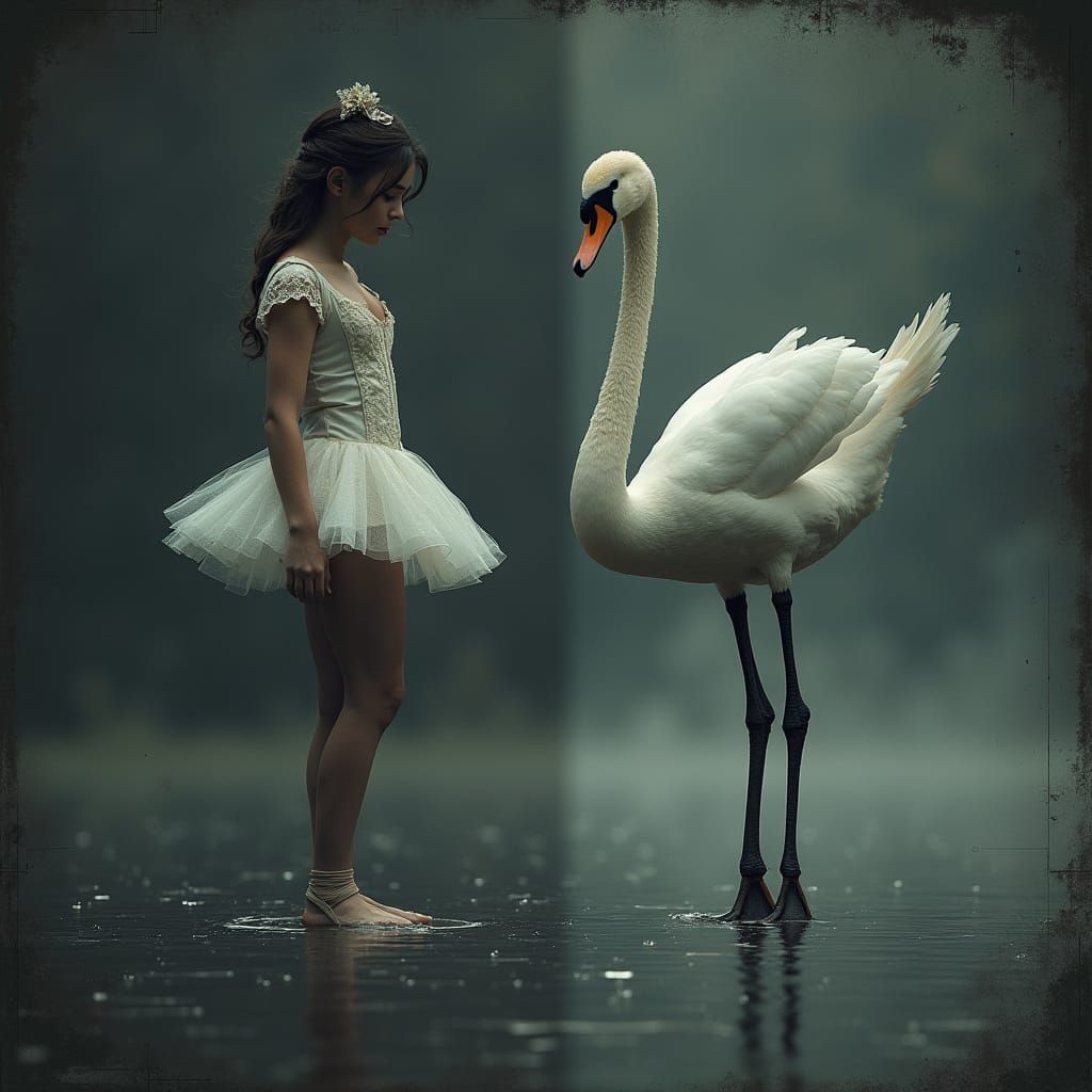 Swan Lake ballerina  by @Didier B