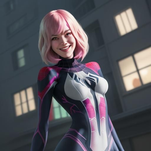 MCU Spider-Gwen - AI Generated Artwork - NightCafe Creator