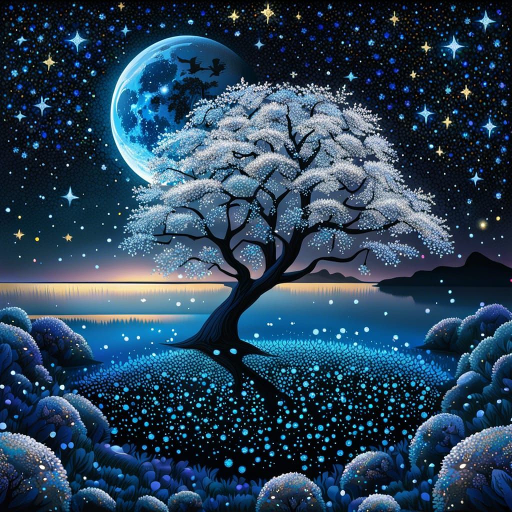 Starry Noir 🌟✨🌕🌌