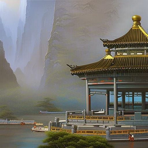 Chinese technology ecosystem - AI Generated Artwork - NightCafe Creator