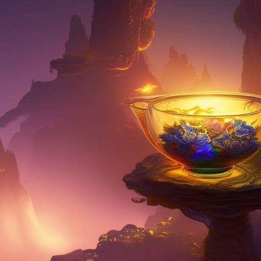 Magical Bowl - AI Generated Artwork - NightCafe Creator