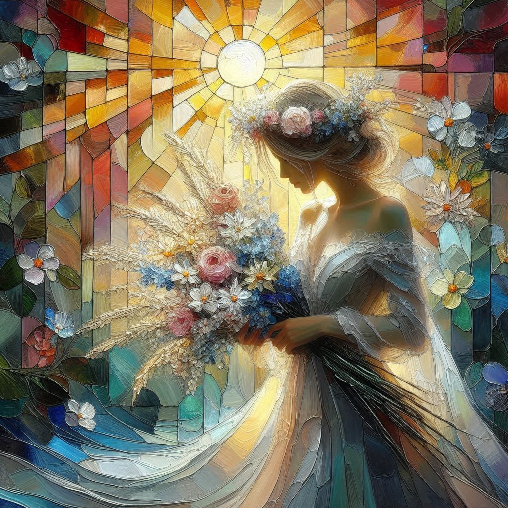 Stained Glass Flowers
