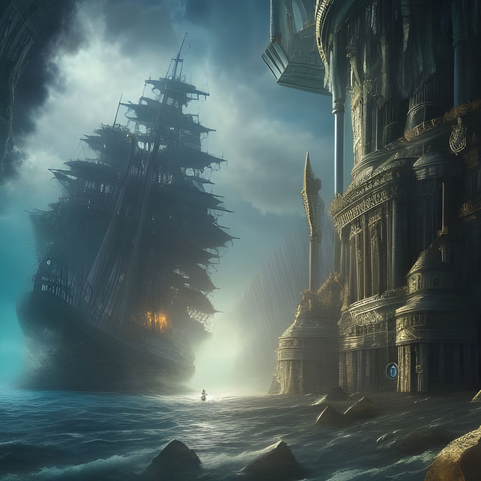 Pirates Cove - AI Generated Artwork - NightCafe Creator