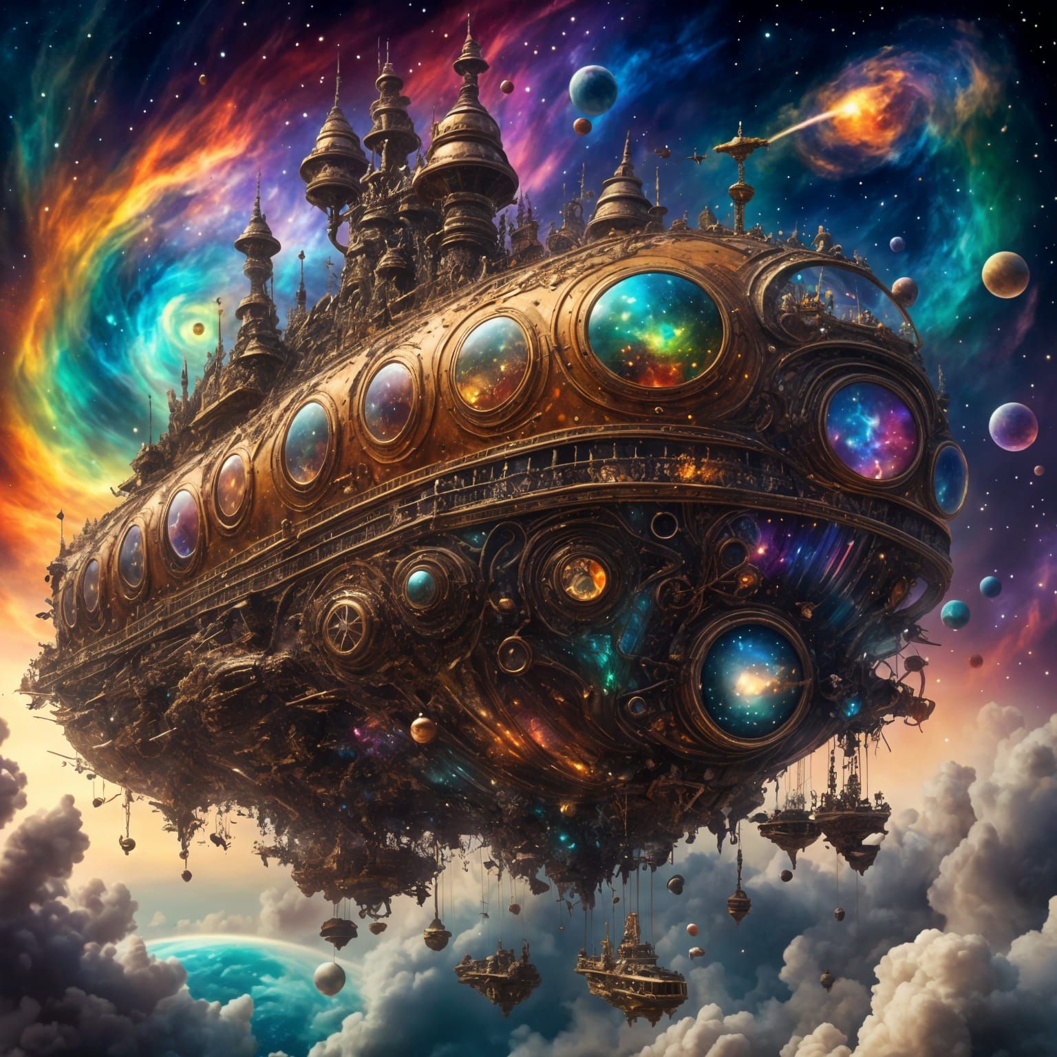 Victorian Space Explorers  by @Jademist Designs