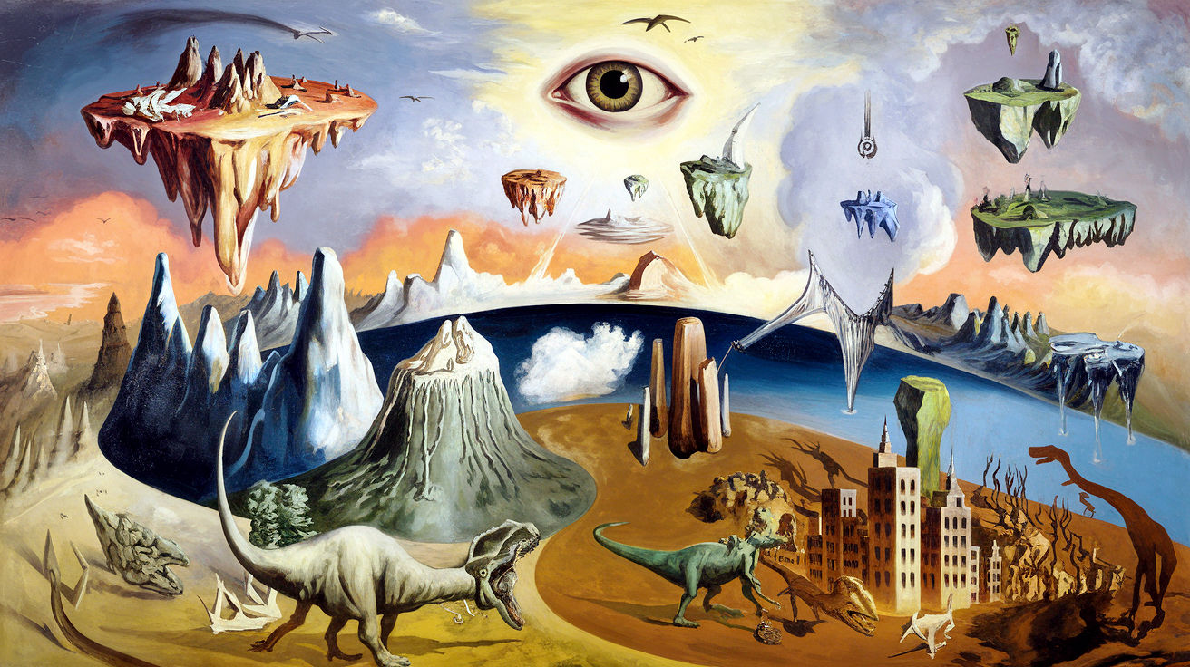 La naissance du monde par Dali